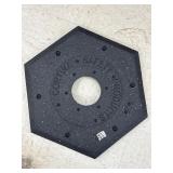 4-Cortina Safety Rubber Bases 18'x 20.5ï¿½