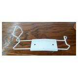 11-metal wall mount brackets to hold a bucket