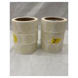 6 Inventory labels 1-1/2ï¿½ yellow