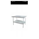Fixed work table stainless steel