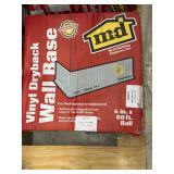 6- Rolls M-D White Vinyl Wall Base 4ï¿½ x60ï¿½