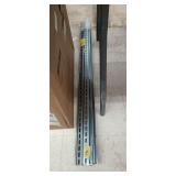 slotted steel DIN rail 39.5' long 9 pieces