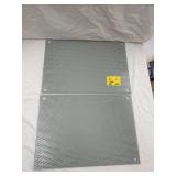 2- Metal Perforated Panels 13ï¿½x 18.5ï¿½