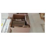 Several boxes of PIG  floor signs and markers