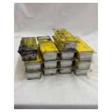 13 Stanley razor blade packs 100 blades each