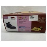 Avenger A7552 Wedge Moc CN work boot in black.