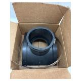 4-in Slip joint 90-Degree PVC Tee