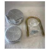 Aluminum Conduit carrier Kit, fits 4' sch 40 PVC