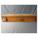 vintage Stanley wooden tool chest