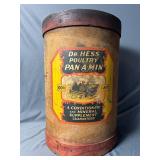 Vintage Dr. Hess Poultry Pan-A-Min cardboard