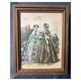 Antique wooden jewelry or keepsake box