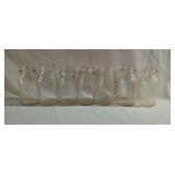 7 - Pint glass milk bottles