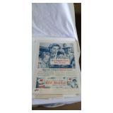 Group of vintage auto industry advertising pieces