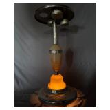 Art Deco lighted smoking stand