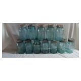 (12) Blue Ball Perfect Mason Quart Canning Jars