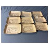 9 - Vintage paper product trays
