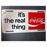 Enjoy Coca-Cola metal license plate