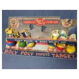 Popeye Roly Poly & Cork Gun Target Game