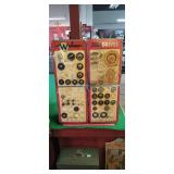 vintage 'Walseo' display board features a