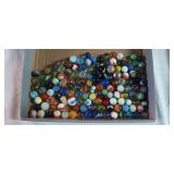 Sandwich bag full of marbles