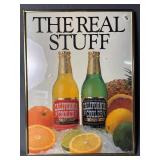 Vintage framed advertising California Cooler sign