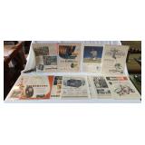 Vintage automotive industry advertising pieces