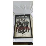 Signed AMP as I lay dying poster 12' x 18'