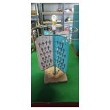 Vintage 4 panel rotating key display