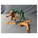 Louis Marx plastic army men toy soldiers