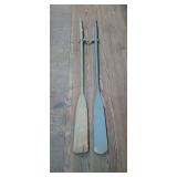 (2) Wood Oars 6'