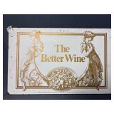 Vintage advertising wood sign/poster