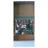 Sandwich bag of shooter marbles