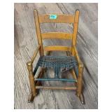 Antique Ladder Back Child's Rocker
