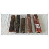Five - Vintage Straight Edge Razors - Velvet Edge