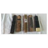 Five - Vintage Straight Edge Blade Razors - Larkin