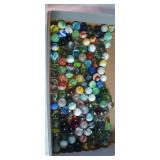 Sandwich bag full of marbles