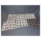 Vintage auto and steel workers union dues buttons