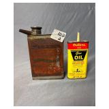 2 Outers gun oil tin