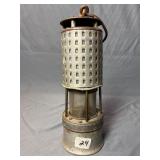 Vintage Permissible Flame Miner's Safety Lamp