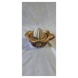 1950's Vintage lusterware citrus juicer reamer,