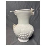 White milk glass pitcher
