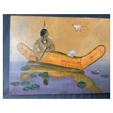 Oil & Varnish painting 1983