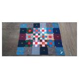 Small patchwork quilt 36' x 43'