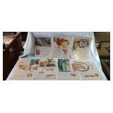 Vintage cigarette and alcohol advertisement pieces