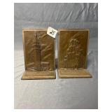 2 Metropolitan Life insurance company bookends