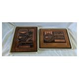 Two Achievement awards from Ford Lincoln Mercury