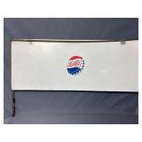Vintage Pepsi-Cola metal menu board sign