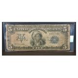 1899 $5 Silver Certificate Indian Chief