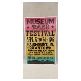 Music days festival poster board from 1995