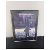 Framed fly fishing poster about leadership